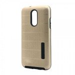 Wholesale LG Aristo 4+ / Escape Plus / Tribute Royal Strong Ultra Armor Hybrid Case (Gold)